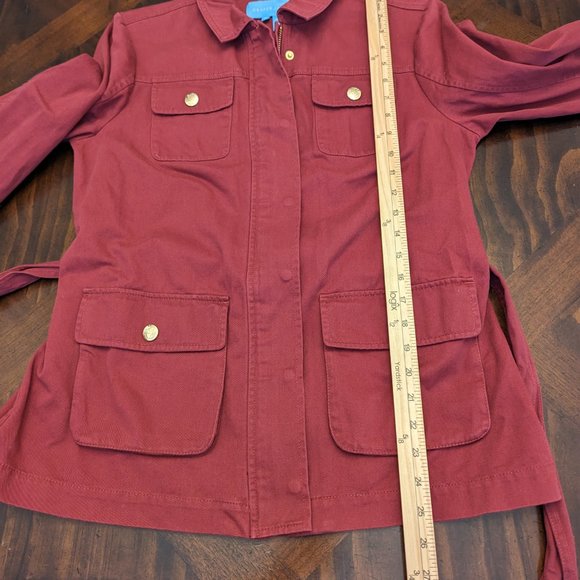 Draper James Cotton Twill Field Utility Jacket - Picture 8 of 10